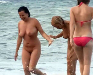 Naked beach phat melons