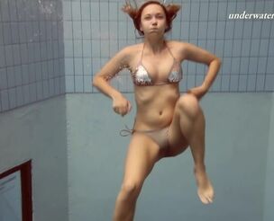 Iva Brizgina Steamy Underwater Taut Bum Stunner