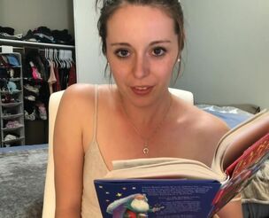 Hysterically reading Harry Potter while sitting on a magic